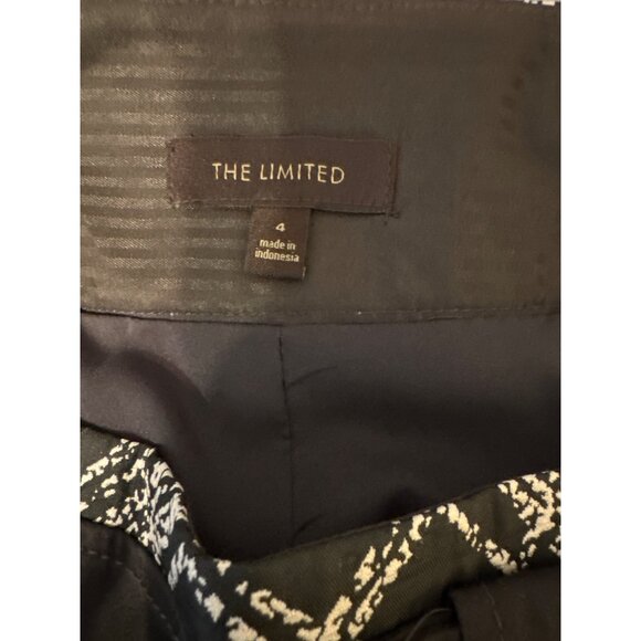 The Limited Womens Black & White Geometric Patterned Skirt With Bow Belt - Size - Picture 3 of 3